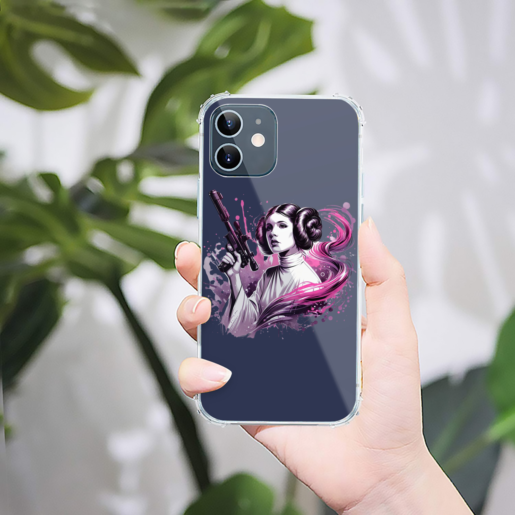 （画像用） スター・ウォーズ Star Wars 【iPhone 12シリーズ対応】透明スマホケース（クリアソフトケース）